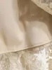 スカートUCXQビンテージ刺繍メッシュ女性用の大きな裾のハーフスカート弾性ウエストAライン女性2024春秋23A7066