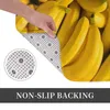 Bath Mats Yellow Banana Mat Fruit Bathroom Carpet For Shower Home Decor Washable Absorbent Foot Non Slip Design Toilet Pad