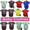 أفضل جودة 2024 Baby Kit Mexico Soccer Courcer Prazils مجموعة Kids National Engure 24 25 Football Shirt Child 6-18 Month Boys Maillot de Foot Brasil Home French Away