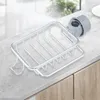 Kitchen Storage Soap Dishcloth Brush Holder With Hook Sink Drain Rack Detachable Adjustable Bathroom Accessories