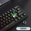 K620 esports Wired Mechanical Keyboard Type-C Hot Swappable RGB Luminous Russian Game Bluetooth Mechanical Tangentboard 231221