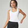 Aktive Hemden lo Sport Yoga BH integrierte cup -förmige resistente Weste mit Brustkissen Frauen Fitness -Logo Top Mujer