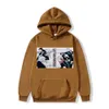 Herren -Originaldesigner heißer Cartoon Anime Printed Hoodie Fashion Casual Sweatshirt Pullover Hip Hop High Street Herren Sweatshirt