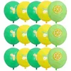 Partydekoration 24PCS Hawaiian Tropical Ballons Fruit Themed Summer Beach