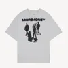 Y2K T 셔츠 힙합 그림 그림자 편지 그래픽 프린트 고딕 대형 Tshirt 남자 여자하라 주쿠 패션 짧은 슬리브 탑 240409