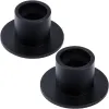 Carolateurs 2pcs Black Conteil Candlers, Matte Fer Candlestick Holders Centroces for Home Decoration, Wedding Anniversary, Party, Hous