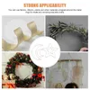 Flores decorativas 4 PCs Sonho Catcher Material Diy Supply Supply Rings Handmade MacRame Macrame Frame Christmas Garland Hoops