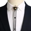 Bow Ties Vintage Western Cowboy Bolo Tie Carving Slips Punk Necklace Costume Accessory American