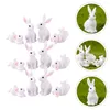 Tuindecoraties 12 pc's Lucky Tiny beelden Miniatuurhars decoratietaart ornament