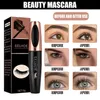 Mascara sdottor allunging mascara impermeaproof long durature ciglia in fibra di seta estensione ciglia nere ciglia il trucco estetico ciglia cosmetico curli l410