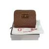 Designer Handbag Hot Selling Gus Wardentet 50% Gus Wallet Nuovo Minimalista Stampa porta portatile Short Document Card Short