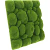 Flores decorativas 5 PCs Creative simulado espumas de musgo decoração de fundo para o escritório em casa painéis verdes estabilizados