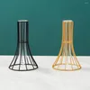 Vaser glas vas transparent nordisk stil teströr flaska smides järn terrarium blomma för trädgård heminredning