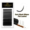 False Eyelashes Premium Ellipse Individual Lashes Extension Matte High-Retention 8-15MM C/D/DD Split-tips Soft Wholesale