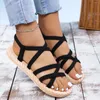 Casual Shoes Women's Fashionable Lace-up Non-Slip Wear-Resistant Soft Bottom Comfortable Flat Heel Sandals