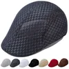 UL25 BERETS SPRING SUMMER BERETE MON FOR MEN TONEINT BREATABLE MESH BERET BERET BERET BERET BERET BERET HAT QUICH DRYING NEWSBOY CAP RETRO SUN HATS PEANTER CAPS D240418