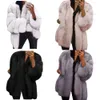 Faux Ladies Fur Coats Coats Winterjacket Women Plus Size Short Coat Warm Furry Long Sleeve Outerwear ry