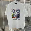 2024 T-shirty męskie T-shirty czyste bawełniane krótko-rękawowe koszulki mody mody masy męskie i damskie litery wydrukowane letniskowe shirty damskie