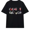 Camisetas de la banda de diseñador de hombres Fashion Manga corta Patrón de camiseta de la camiseta de la letra de lujo