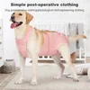 Hundebekleidung nachanzug Haustier für Oberschenkelwundwunde männliche weibliche Kleidung Spay Spay