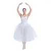 Wear White White Romantic Long Camisole Tutu tutu pour les femmes et les filles de la performance 10 autres couleurs disponibles