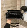 YS Bag Niki Bag Großes mittelgroßes Vintage -Kalbskalbem -Leder -Designer Damen Crossbody Handtasche Luxurys Marke Womans Business Totes Einkaufstaschen