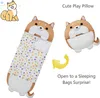 Children Child Sleepy Sack Kids Plush Fleece Animal Sleeping Bag for Girls 240415