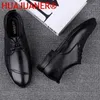 Casual Shoes Men Dress Business Genuine Leather For Mens Comfortable Social Oxfords Male Footwear