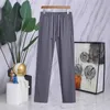 Men's Pants Designer Brand Spring and Summer New Modal Cotton Elastic Band Sports Casual Straight Tube Loose Fashion High End No Iron large Asian size 29-42 6PWE