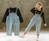 Spring Kids Clothing Sets Girl для 6 8 9 10 10 12 лет девочки для девочек для джинсовой костюмы осенний подросток для детской одежды.