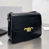 Designer Bag Teen Flap Brand enkele schoudertas onderarm tas dames kleine vierkante tas tofu lederen koehide crossbody tas stof bedrukte klassieke black zadelzak bedrukt