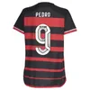 24 25 Flamengo Womens Soccer Jerseys Pedro Everton de Arrascaeta E.Ribeiro Gabi Thiago Maia Matheuzinho Camisas de fútbol en casa Uniformes