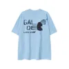 Gallrey Tee Departs Tasarımcı T-Shirt En Kalite Lüks Moda T-Shirt İlkbahar/Yaz Sokağı Mat Temel Mektup Erkek Kadınlar Gevşek Konforlu Stil