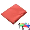 Barn utomhussport fallskärmar Toys Outdoor Camping Interactive Toy Rainbow Paraply Jump-Sack Ballute Play for Kids Kindergarten 240408