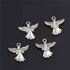 40pcs Silver Color Angel Charms perle pendenti per gioielli che producono fatti a mano A221 240408 fai -da -te 240408
