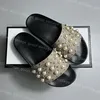 Летняя мода цветок Tazz Slipper Luxury Designer обувь цветочные слайд -слайд -мулы сандалии женщины мужчина змея тигр клубничная резиновая плоская каблука ползунки кожаный пляж Сандале