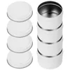 Storage Bottles 4 Pcs Tinplate Can Cups Jars For Tea Lights Small Holder Holders