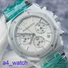 Fashion AP Wrist Watch Royal Oak Series 26240st Silver Dial 50th Anniversary Steel's Men's Automatic Mechanical Watch 41mm 41mm