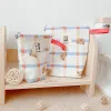 Zakken 7 stks waterdichte mama tas plaidbeer baby luier tas baby spul luiertassen opbergzak voor kinderkleding baby toilettas tas