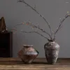 Vase Jingdezhen静かな風の禅の装飾大きくて粗い陶器の鍋の手配レトロ磁器