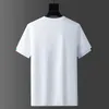 T-shirt de mangas curtas de abelha bordada de verão para homens e Coréia do Sul Fashion Pants Casual Sports Sport Two Piece Set
