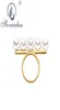 Słowcabin 925 Sterling Silver Balance Bar Faux Pearl Pierścień Kobiety luksusowy pierścionek ślubny Bague japońska biżuteria