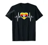 Herr t-skjortor mer design Det är i min DNA Uganda gåva ugandisk flagga t-shirt för män kvinnor skjorta toppar bomull tees