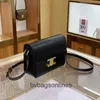 Bolsas de diseño de alta gama para mujeres Celli New Style Magos para mujer Bolsa cuadrada pequeña Bolsa de cuero genuino Bolsa de axilas de cuero Original 1: 1 con logotipo y caja reales