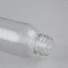 Bottiglie di stoccaggio 60 ml Bottiglia di plastica a spalla rotonda trasparente da 60 cc Toner / imballaggio d'acqua Contenitore cosmetico vuoto (50 P / lotto)