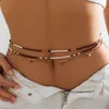 Lacteo Bohemia Seed Beads Wast Chain Tiny Acrylic Multalayer Belly Body Chains for Women Sexy Jewelry Beach Summer Party Street 240409