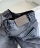 2024 Summer Men's Min's Classic Classic Five Bag Jean Gris Brand Quality Design confortable Jeans décontractés