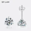 SP-lam Stud-oorbellen Women Sterling Silver 925 Classic Style Korean Fashion Small Earring Pendientes Gift 240323