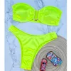 Strapless Push Up Women Women Sexy Bikini Set Summer Micro Low Waist Maillots de Bain Femme 240416