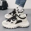 Casual Shoes 2024 Spring Platform Sneakers Male Increase Height Fashion Sports For Men Breathable Designer Zapatos De Hombre